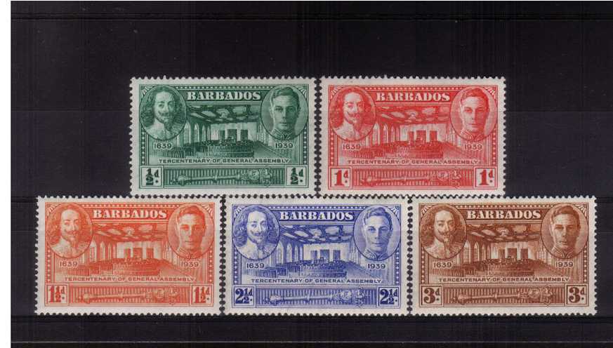 Tercentenary of General Assembly<br/>
A superb unmounted mint set of five.
<br><b>ZKR</b>