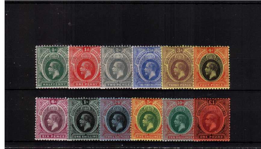A fine very very lightly mounted set of twelve with several being unmounted mint.
<br><b>ZKS</b>