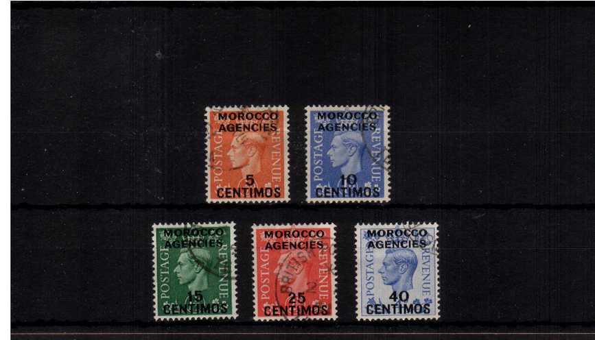 A superb fine used set of five. SG Cat 70
<br/><b>QQY</b>