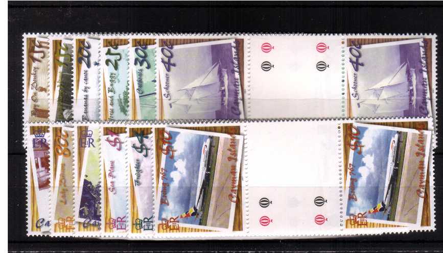 Transportation - A superb unmounted mint set of twelve in gutter pairs.