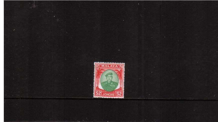 $2 Green and Scarlet superb unmounted mint definitive single