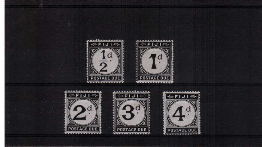 POSTAGE DUE set of five superb unmounted mint. Rare to find unmounted.
<br><b>XHX</b>