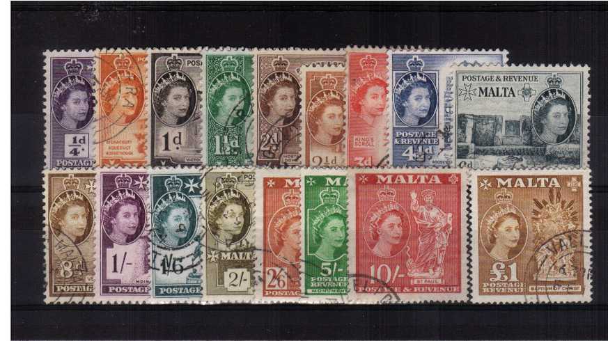 A superb fine used set of seventeen
<br/><b>BBP</b>