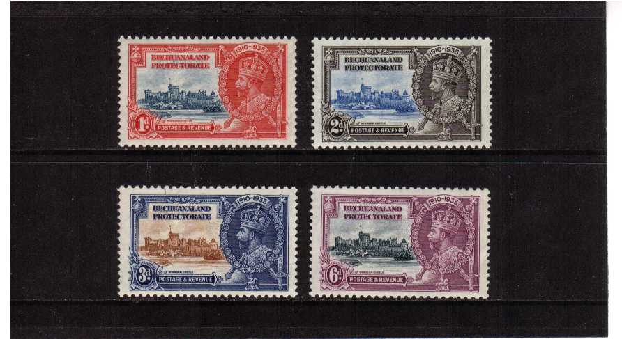 Silver Jubilee set of four superb unmounted mint.<br/><b>SEARCH CODE: 1935JUBILEE</b><br/><b>ZFZ</b>