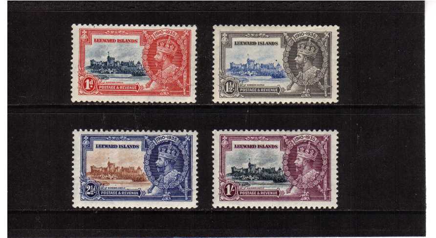 Silver Jubilee set of four lightly mounted mint.<br/><b>SEARCH CODE: 1935JUBILEE</b>