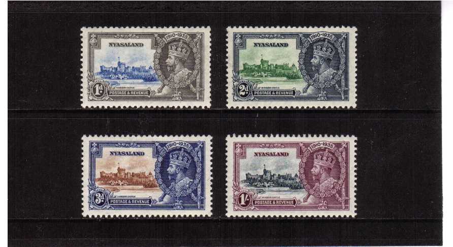 Silver Jubilee set of four lightly mounted mint.<br/><b>SEARCH CODE: 1935JUBILEE</b>