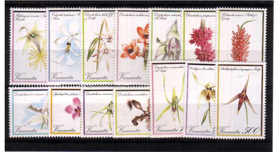 Flowers set superb unmounted mint set of fourteen.<br/><b>QPX</b>