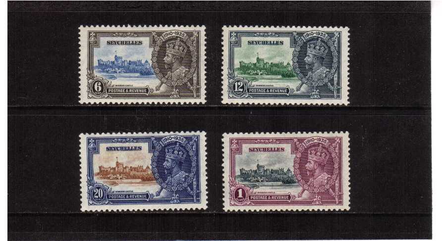 Silver Jubilee set of four superb unmounted mint.<br/><b>SEARCH CODE: 1935JUBILEE</b>