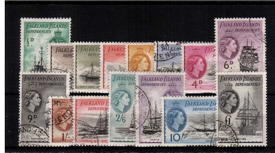 The famous ''Ships'' set of fifteen superb fine used.
<br><b>ZJZ</b>