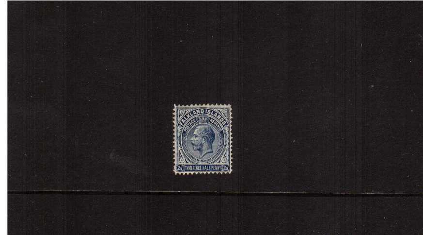 2d Deep Blue - Line Perforation14<br/>An average mounted mint single. SG Cat 48