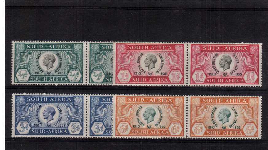 Silver Jubilee set of four se-tenant pairs superb unmounted mint. 
<br/><b>SEARCH CODE: 1935JUBILEE</b><br/><b>UJU</b>