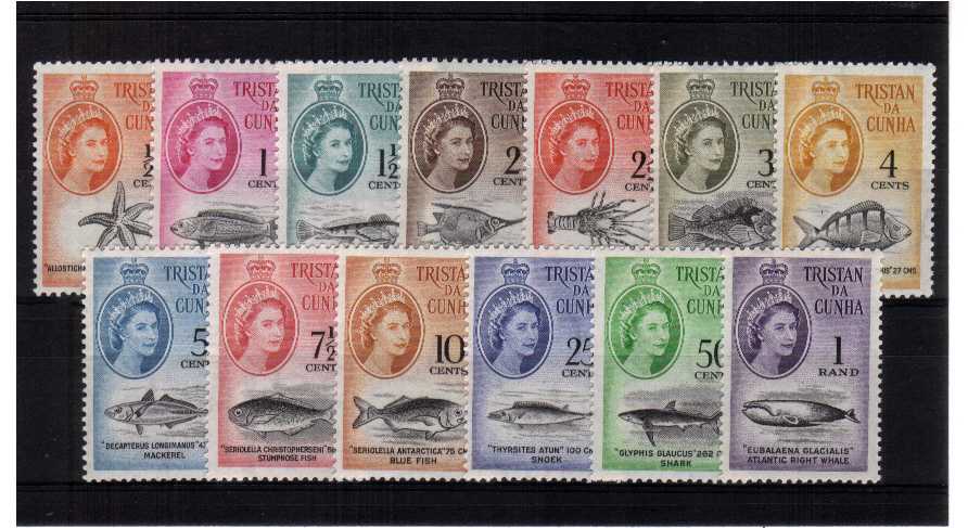 Marine Life - with South African Currency<br/>A superb unmounted mint set of thirteen.<br/><b>UAU</b>
