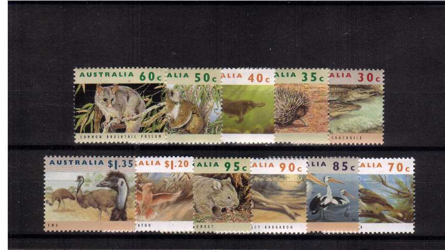 Australian Wildlife - First Series<br/>
A superb unmounted mint set of eleven