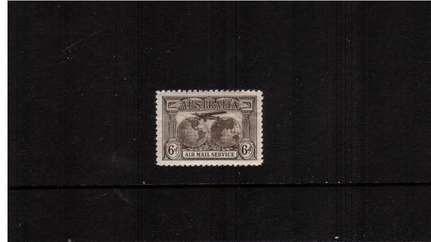 The 6d Kingsford Smith AIRMAIL single superb unmounted mint.
<br/><b>QMX</b>