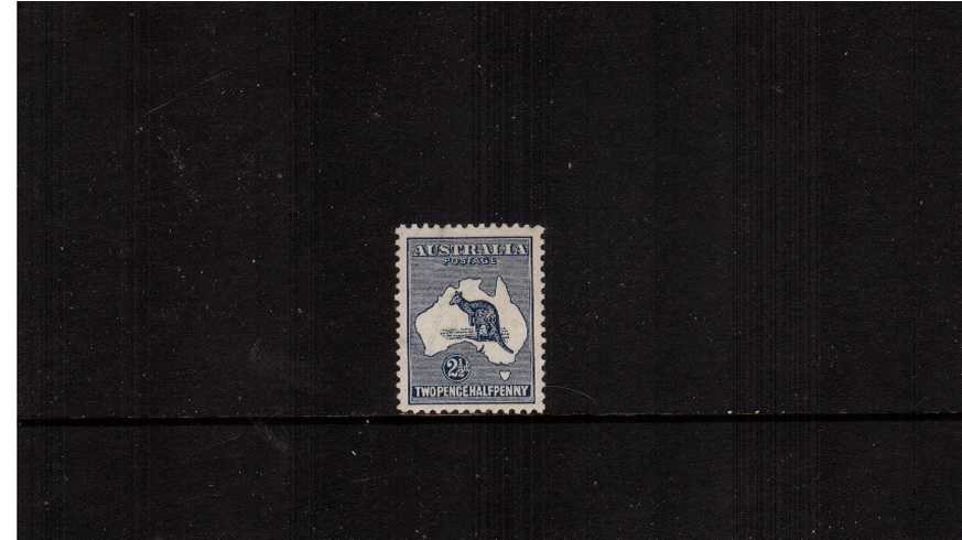 2d Indigo <br/>A fine mounted mint single