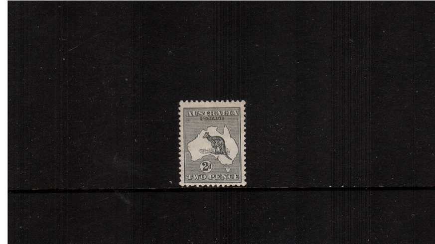 2d Silver-Grey on Shiny Paper - Die I<br/>A fine lightly mounted mint stamp