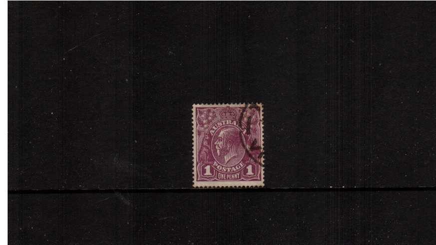 1d Violet (Deep)
A fine used single cancelled with part CDS clear of profile.