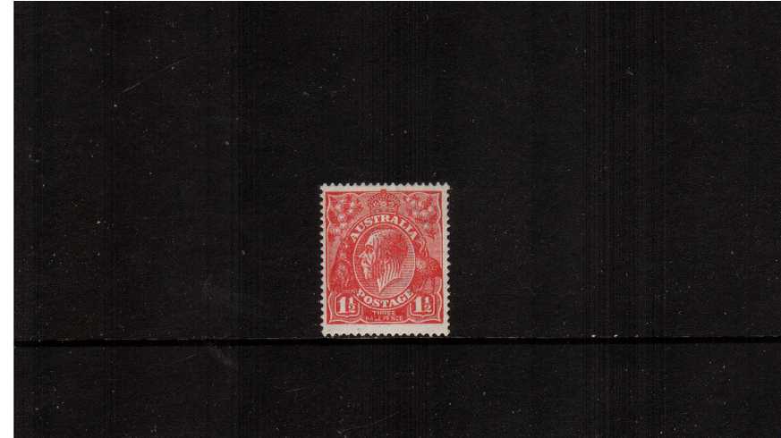 1d Scarlet<br/>A fine mounted mint single showing the ''HALEPENCE'' variety. Lovely!
