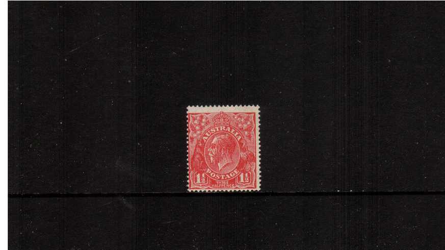 1d Scarlet - Perforation 14<br/>A superb unmounted mint single.