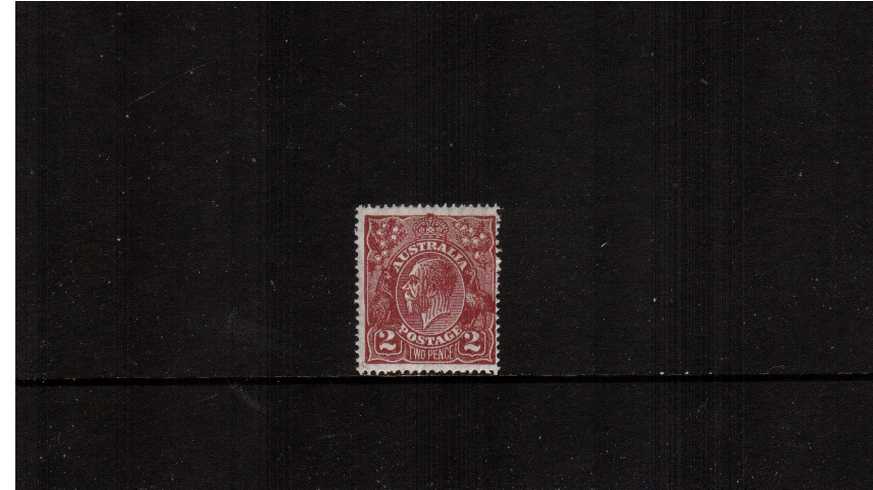 2d Red-Brown- Perforation 14<br/>A superb unmounted mint single.