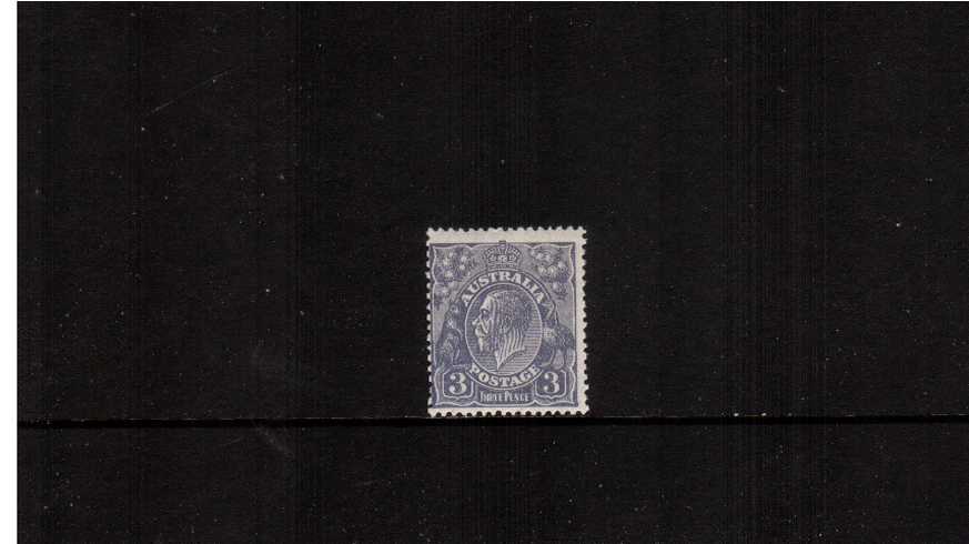 3d Dull Ultramarine - Die I - Perforation 13x12<br/>A superb unmounted mint single.