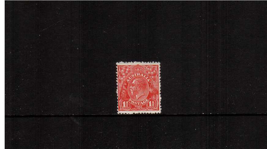 1d Golden Scarlet - Perforation 13x12
<br/>A superb unmounted mint single