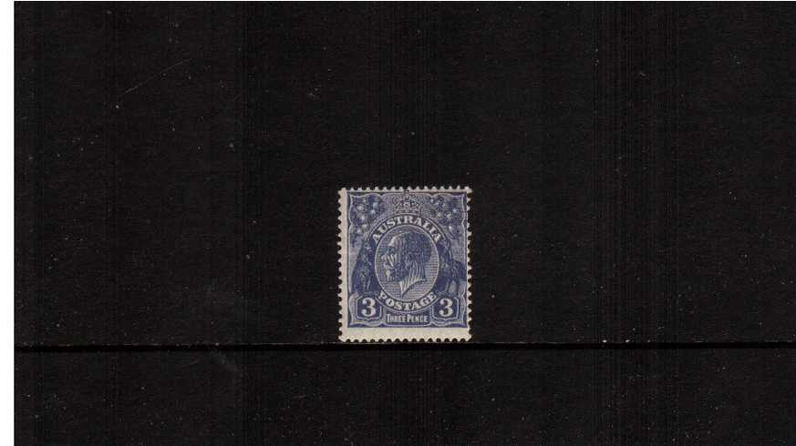 3d Deep Ultramarine - Die II -  Perforation 13x12
<br/>A superb unmounted mint single