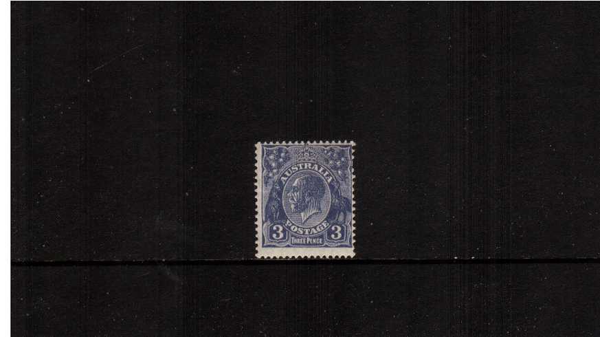 3d Deep Ultramarine - Die II -  Perforation 13x12
<br/>A superb unmounted mint single