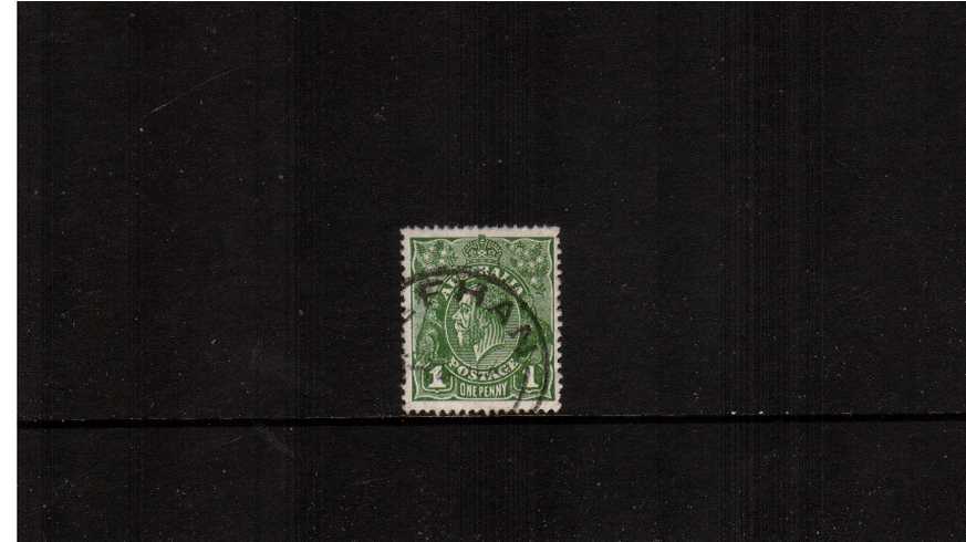 1d Sage-Green - Die I - Perforation 13x12
<br/>A superb fine used single.