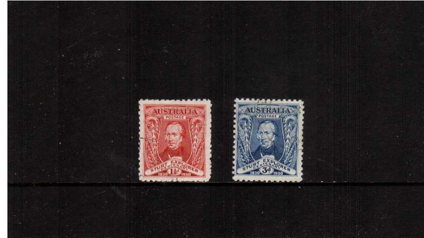 Captain Sturt CTO superb fine used set of two.<br/><b>XAX</b>