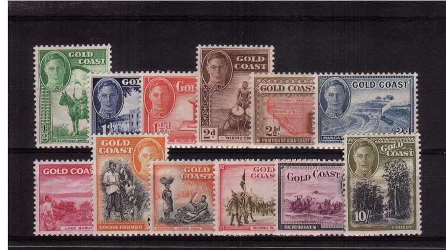 The 1948 set of twelve very, very lightly mounted mint each with just a trace of hinge.
<br><b>BBQ</b>