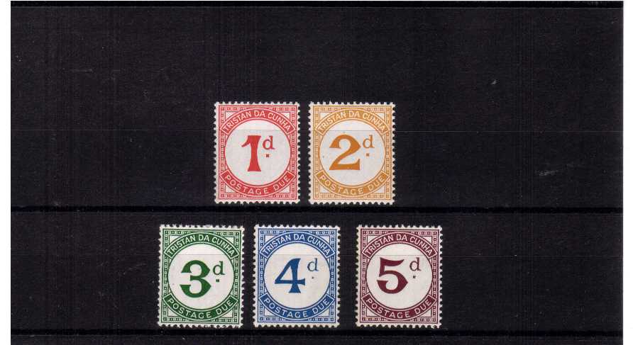 Superb unmounted mint set of five.