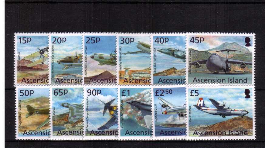 The Aircraft definitive set of twelve superb unmounted mint.<br><b>XCX</b>