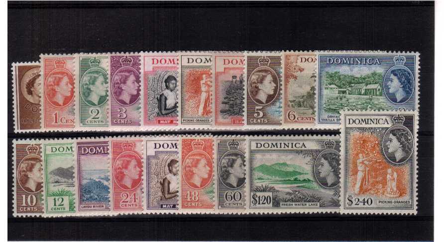 A fine mounted mint set of nineteen.<br/><b>QPX</b>