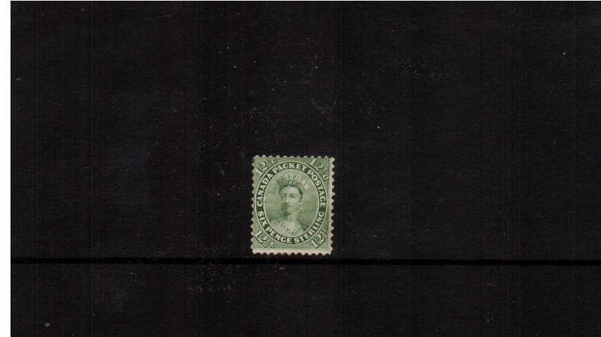 12c Deep Yellow Green<br/>
A fine lightly mounted mint single.
<br/><b>XQX</b>