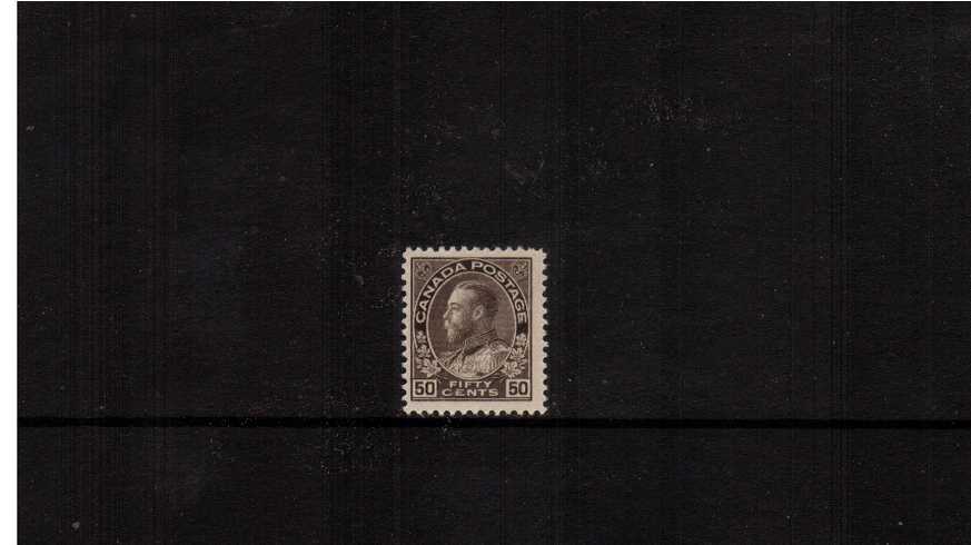 50c Sepia superb unmounted mint
<br/><b>XQX</b>