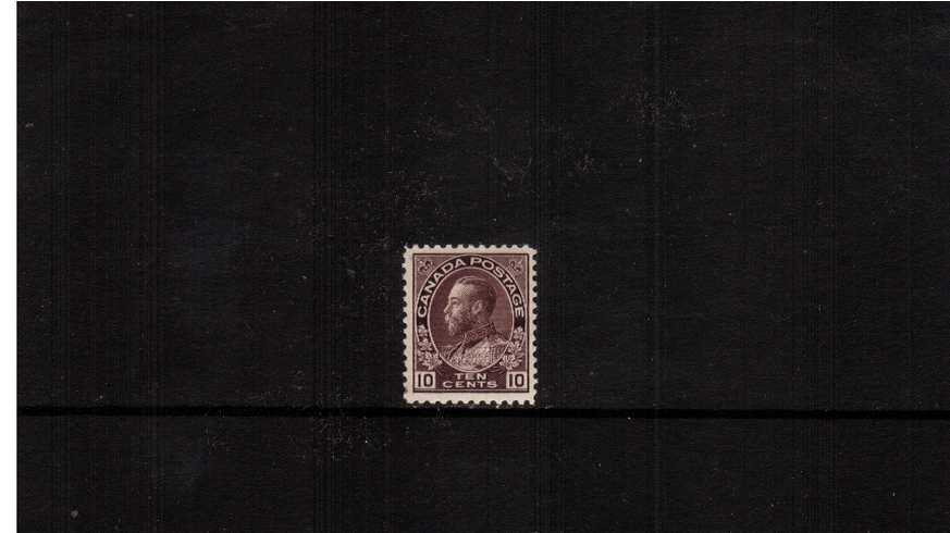 10c Reddish Purple ''Admiral'' Issue<br/>A fine 

<br/><b>XQX</b>