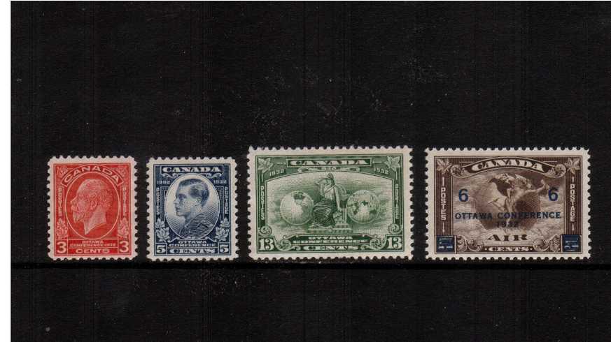 Ottawa Conference<br/>
A superb unmounted mint set of four.<br/><b>QQU</b>