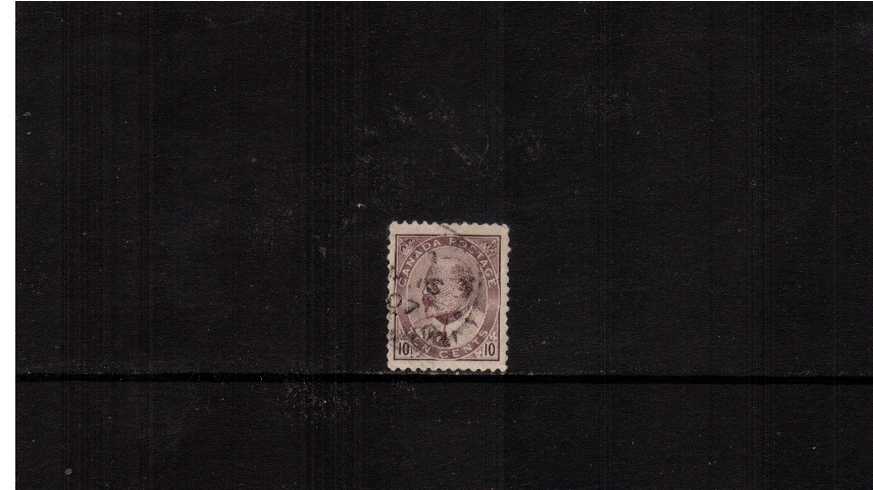 10c Pale Dull Purple<br/>A superb fine used well centered single. <br/><b>XQX</b>