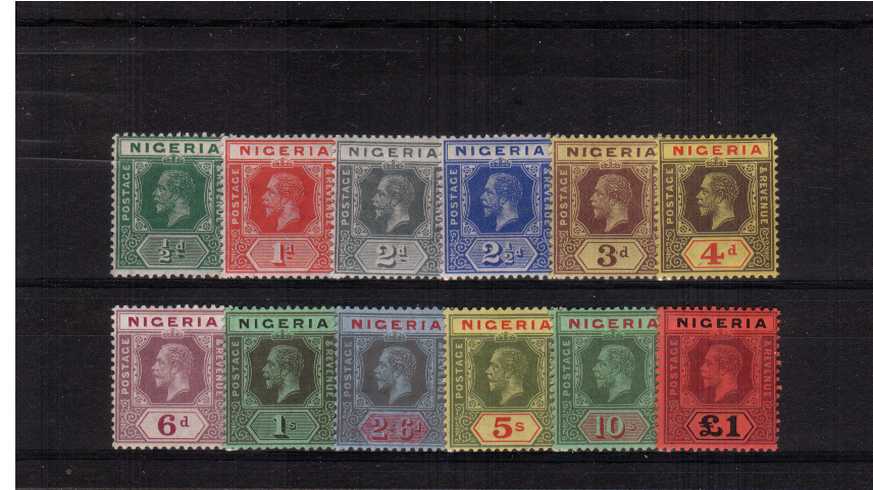 A lovely very lightly mounted mint set of twelve. The �value was sold to the previous owner as unmounted but I do detect a trace of a hinge mark. Fine and fresh!
<br/><b>XGX</b>