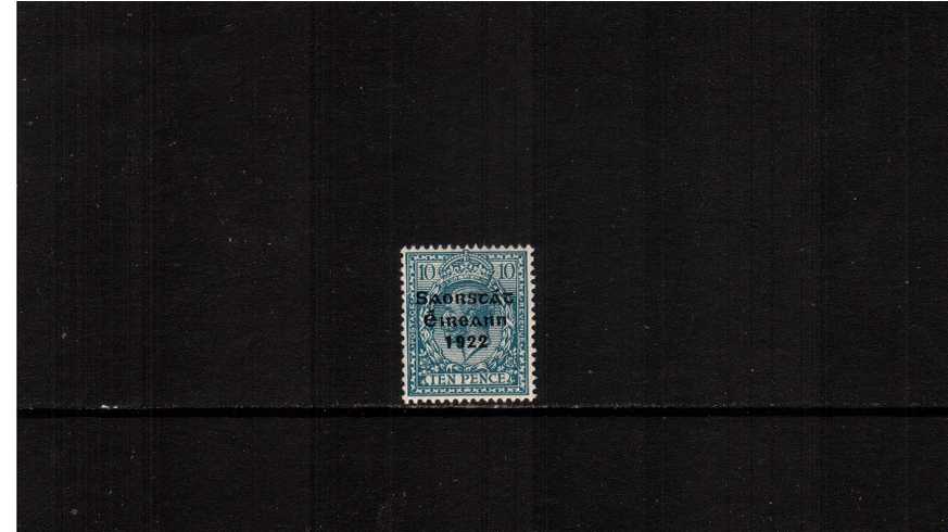 10d Tuequoise-Blue superb very very lightly mounted munt with a hint of a hing mark!
