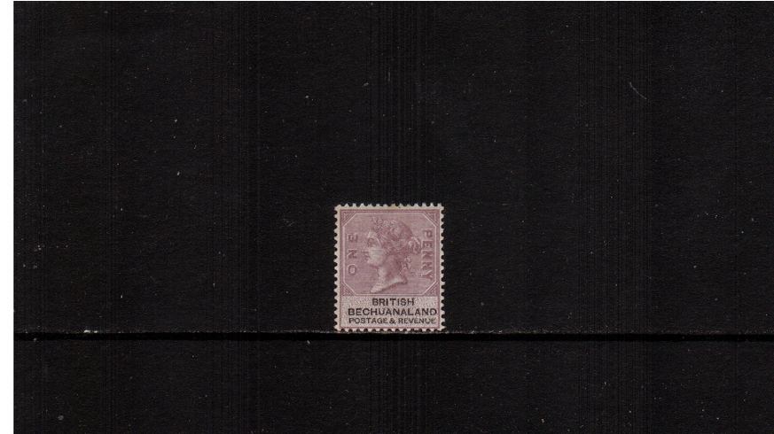 1d Lilac and Black - Watermark Orb<br/>
A fine very lightly mounted mint single.
<br><b>XMX</b>
