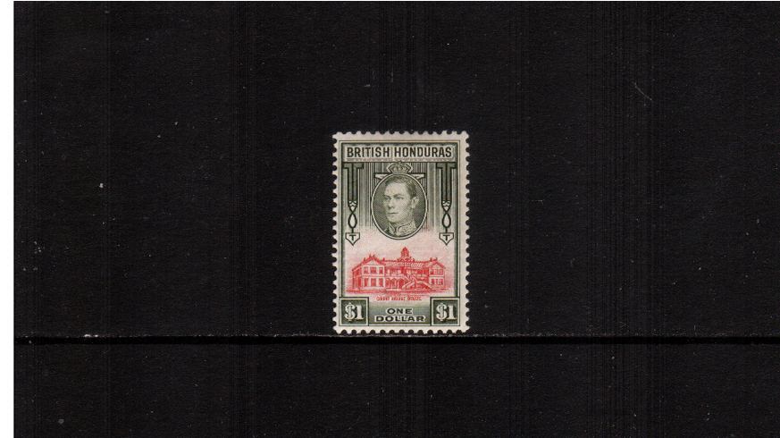 $1 Scarlet and Olive. A average mounted mint.
<br><b>XMX</b>