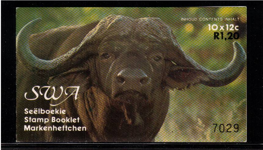 1R 20 Booklet - Buffalo cover containing pane SG358ba