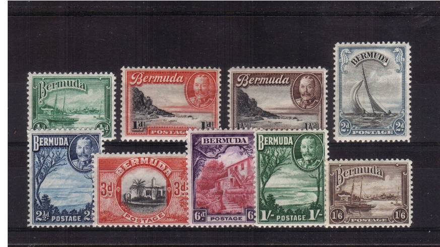 A fine lightly mounted mint set of nine.
<br/><b>XTX</b>