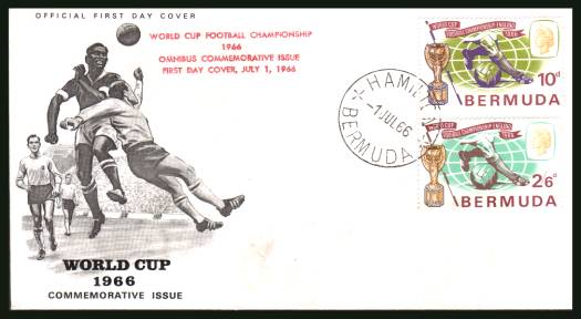 World Cup Football<br/>
An  unaddressed (label removed) illustrated First Day Cover.. 

