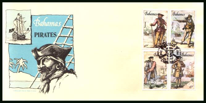 Pirates of the Caribbean<br/>on an unaddressed illustrated FDC 
