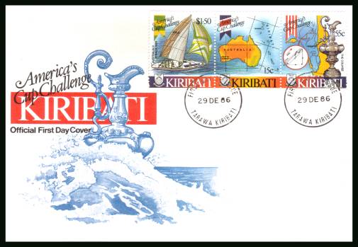 America's Cup Yachting Championship<br/>on an unaddressed official First Day Cover.
