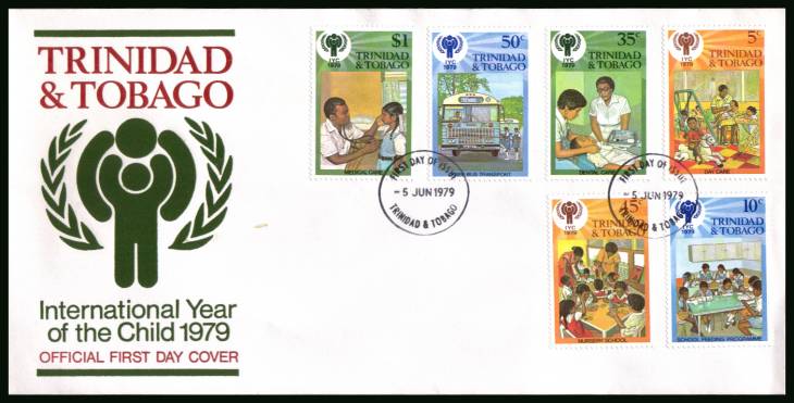 International Year of the Child<br/>on an unaddressed official First Day Cover.
