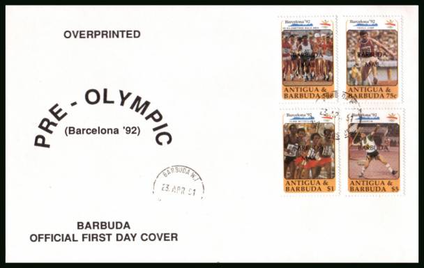 Olympic Games - Bercelona (1992)<br/>on an unaddressed First Day Cover